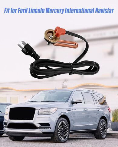 120V 1000W 1-1/2" Freeze Plug Engine Block Heater Fit for Ford Lincoln Mercury International Navistar, Diesel Engine Block Immersion Heater with Power Cord in Saudi Arabia