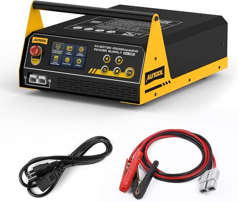 AUTOOL السيارات إعادة برمجة فلاش إمدادات الطاقة 150A، 12V شاحن بطارية السيارة، صيانة البطارية، القفز كاتب الجهد قابل للتعديل للفيضانات العادية، هلام، AGM، EFB، مع شاشة LCD in Kuwait