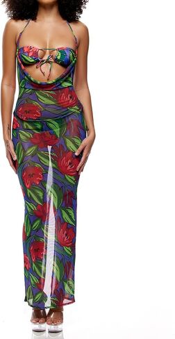 Forplay Women's Amalfi Mesh Pool Maxi Dress in Saudi Arabia