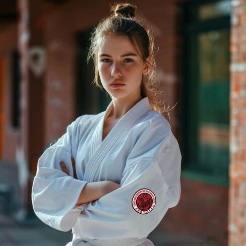 Cute-Patch Texas Association of Shotokan Karate Task Embroidered Iron on sew on Patch Martial Arts Applique in Saudi Arabia