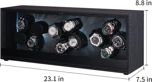 Watch Winder for Automatic Watches with 12 Quiet Running Motor for Man/Woman's Watches in Saudi Arabia