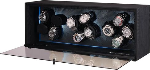 Watch Winder for Automatic Watches with 12 Quiet Running Motor for Man/Woman's Watches in Saudi Arabia