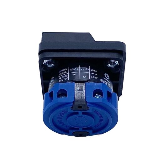 LW26-20/1 إعادة ضبط مفتاح تبديل الكامة الدوارة اللحظية 4 محطات 3 مواضع حمولتين مختلفتين اتصال فضي in Kuwait