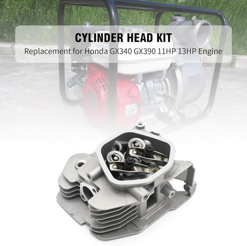 Anxingo تجميعها الاسطوانة عدة استبدال لهوندا GX340 GX390 11HP 13HP المحرك مع غطاء الصمام الروك شرارة التوصيل in Saudi Arabia