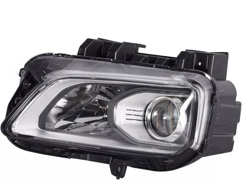 JX RACING Right Halogen Headlight Assembly Compatible with Hyundai Kona 2018-2021 Passenger Side Headlamp with Bezel Molding Cover 2Pcs HY2503223 92102J9020 in Kuwait