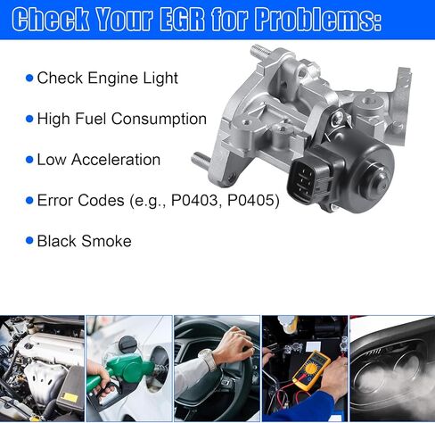 EGR Valve EGV1235 For L-exus CT200H 2011-2017, For T-oyota Prius 2010-2015, For Prius V 2012-2018, Replace# 25620-37120 04004-58137 in Saudi Arabia