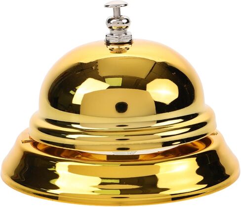 DOITOOL Gold Call Bell 3.35 بوصة جرس خدمة مكتب لاستخدام مطبخ الفندق والرد على الألعاب in Kuwait