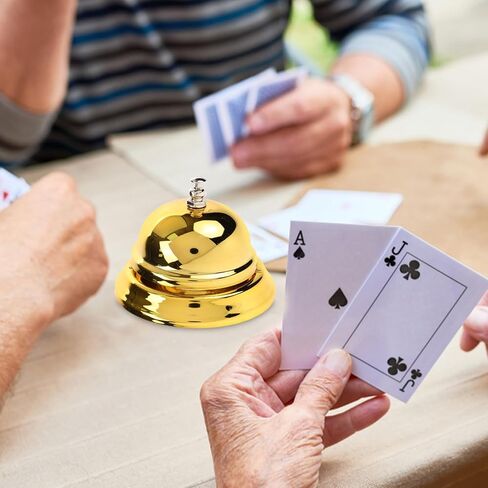 DOITOOL Gold Call Bell 3.35 بوصة جرس خدمة مكتب لاستخدام مطبخ الفندق والرد على الألعاب in Kuwait