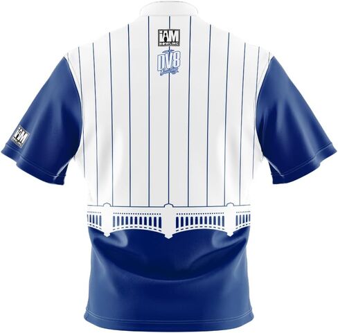 Logo Infusion I AM Bowling Jersey Short Sleeve Sash Collar 2092-DV8 Made in USA DV8 in Saudi Arabia