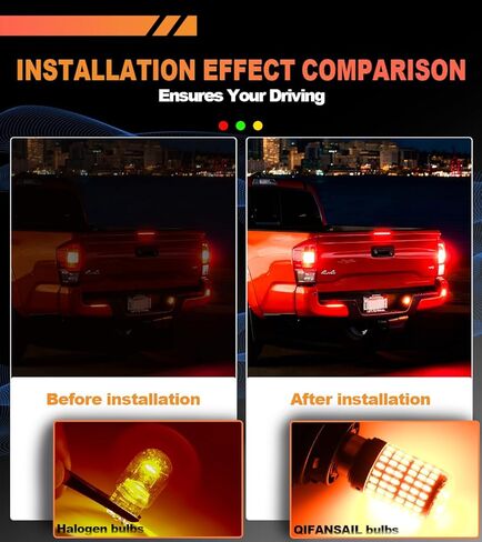 مصابيح خلفية LED من تاكوما تناسب 2016-2021 تويوتا تاكوما، أضواء الفرامل + أضواء عكسية احتياطية + مجموعة أضواء إشارة الانعطاف الخلفية، 6 عبوات in Kuwait