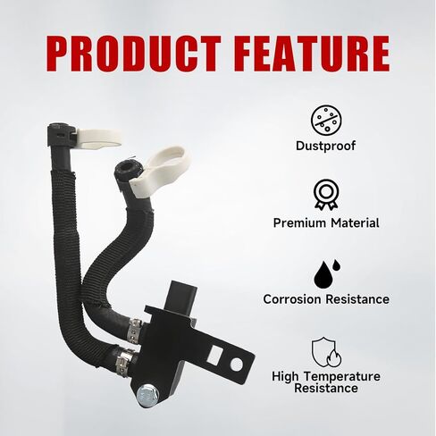 Exhaust Gas Recirculation Valve Vacuum Solenoid Assembly Compatible with Ford Ranger 2020-2024, Bronco 2021-2024, Explorer 2020-2024 Replace# LB5Z-9J433-B LB5E-9J433-AC LB5Z-9J433-A in Kuwait