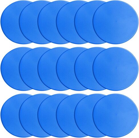 Poly Spot Markers 9 inch Non-Slip Rubber Agility Training Markers Floor Dots Flat Field Cones for Football, Soccer, Basketball, School Exercise Drills, Dance Practice in Saudi Arabia