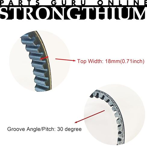 Strongthium 669 18 30 CVT Drive Belt Compatible with GY6 49cc 50cc 139QMB Short Case Scooter Moped ATV Go Kart Roketa Baja Tank Jmstar Taotao Jonway Vespa in Saudi Arabia