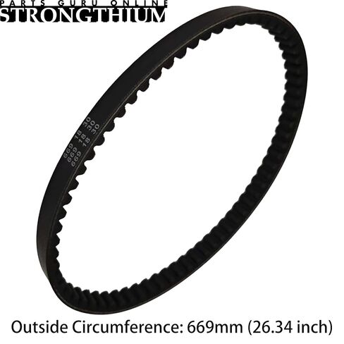 Strongthium 669 18 30 CVT Drive Belt Compatible with GY6 49cc 50cc 139QMB Short Case Scooter Moped ATV Go Kart Roketa Baja Tank Jmstar Taotao Jonway Vespa in Saudi Arabia