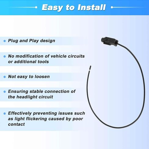 A/C Compressor Connector Pigtail Harness for Hyundai Santa Fe 2.4L 2.7L 3.5L 2001-2006 A/C Clutch Pigtail Replacement in Kuwait