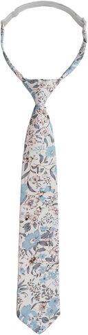 Floral Boys Ties 8-12, Cotton Toddler Ties for boys Flower Clip on Kids Tie for Uniform School Weddings Graduation in Saudi Arabia
