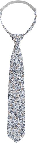 Floral Boys Ties 8-12, Cotton Toddler Ties for boys Flower Clip on Kids Tie for Uniform School Weddings Graduation in Saudi Arabia
