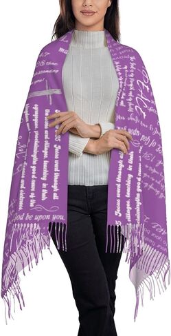 Prayer Shawl for Women Christian Bible Verse Prayer Scarf Church Wrap Cloth in Saudi Arabia