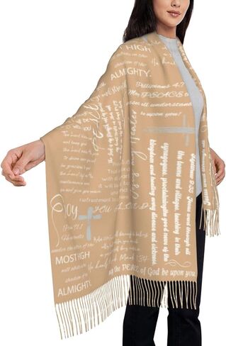 Prayer Shawl for Women Christian Bible Verse Prayer Scarf Church Wrap Cloth in Saudi Arabia
