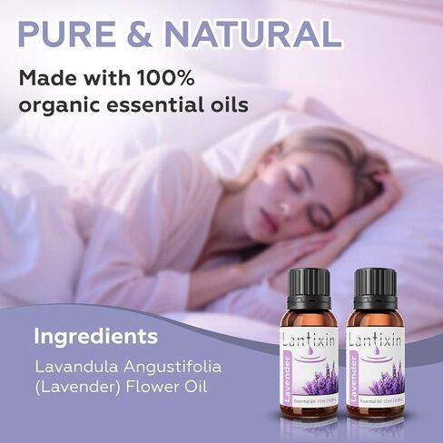 زيت لانتيكسين العطري النقي بنسبة 100% - طبيعي، غير مخفف برائحة الزهور المهدئة - مثالي للاسترخاء في العلاج بالروائح العطرية، والموزعات، والتأمل والعطور المنزلية - 0.5 أونصة سائلة in Kuwait