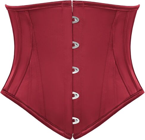 Scarlet Darkness Corset Belt for Women Underbust Satin Waist Training Cincher Corset in Saudi Arabia