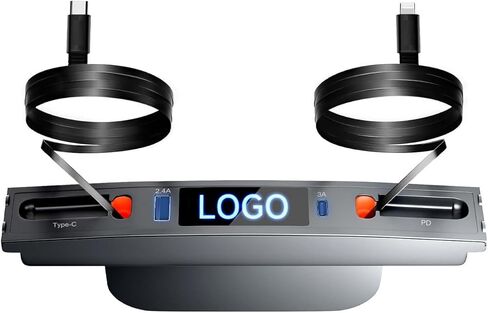 Qoope Tesla USB Hub Model 3 Model Y Accessories 2023 2022 2021 محطة إرساء شاحن سريع لوحدة التحكم المركزية طراز 3/Y، هدايا لأصحاب تسلا in Kuwait