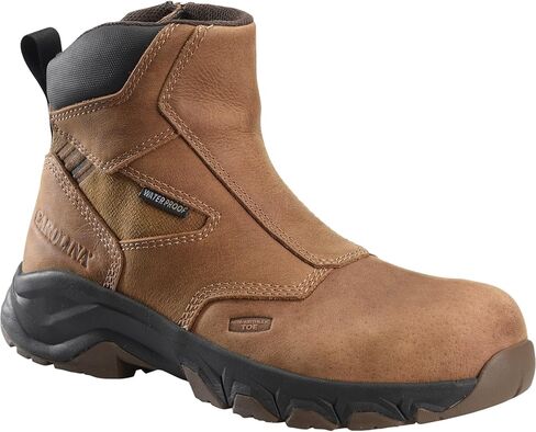 Carolina Subframe Side Zipper Composite Toe Men's Work Boot, Waterproof Scubaliner, Oil & Slip-Resisting Outsole in Saudi Arabia