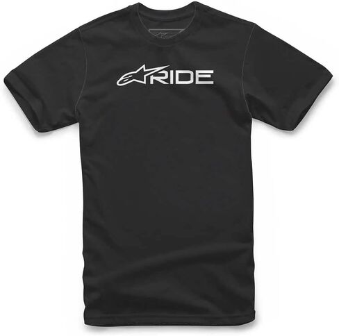 Alpinestars 1232-72200-1020-L: Ride 3.0 Tee أسود/أبيض Lg in Kuwait
