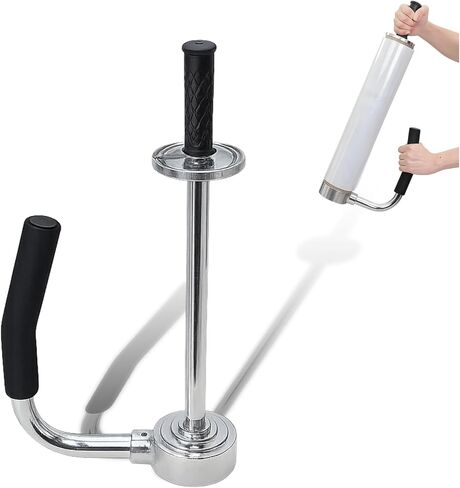 Pallet Stretch Film Packing Machine Shrink Wrap Dispenser Holder, Adjustable Height from 12-20 inch Heavy-Duty Packing Tool for Industrial Use in Saudi Arabia