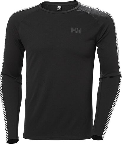 Helly-Hansen LIFA Active Stripe Crew Men's Baselayer - Breathable, Moisture-Wicking Thermal Shirt for Outdoor Activities in Saudi Arabia