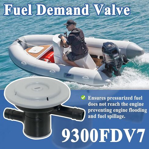 9300FDV7 صمام الطلب العالمي على الوقود لخراطيم الوقود 3/8 بوصة و5/16 بوصة، متوافق مع أنظمة حقن الوقود، بلاستيك in Kuwait