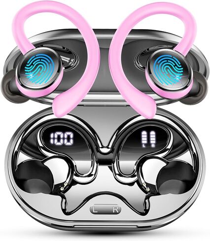 Wireless Earbuds, Bluetooth Headphones Sports, IP7 Waterproof Headset for Running in Saudi Arabia