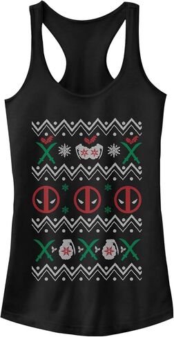 قميص بدون أكمام Ugly Deadpool Racerback من Marvel Girls Juniors in Kuwait
