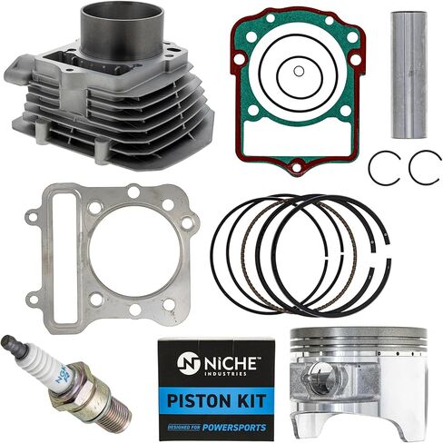 NICHE Cylinder Gasket Piston Kit for Kawasaki Bayou 300 KLF300B 11060-1652 11004-1340 (76mm) in Saudi Arabia