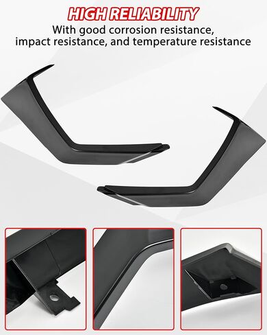 SAUTVS Black Rear Left & Right Taillight Trim Panel Kit for Can-Am Maverick R MAX X RS RC 2024-2026 Models Accessories, Replace #708303788#708303789 in Saudi Arabia