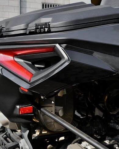 SAUTVS Black Rear Left & Right Taillight Trim Panel Kit for Can-Am Maverick R MAX X RS RC 2024-2026 Models Accessories, Replace #708303788#708303789 in Saudi Arabia