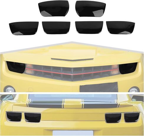 Front Head Light Taillight Cover Trim Kit fit for Chevy Camaro 2010-2023 Rear Lamp Front Head Lamp Dress Trim Exterior Accessories Kit in Saudi Arabia