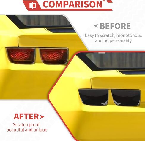 Front Head Light Taillight Cover Trim Kit fit for Chevy Camaro 2010-2023 Rear Lamp Front Head Lamp Dress Trim Exterior Accessories Kit in Saudi Arabia
