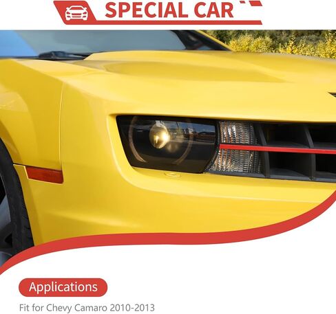 Front Head Light Taillight Cover Trim Kit fit for Chevy Camaro 2010-2023 Rear Lamp Front Head Lamp Dress Trim Exterior Accessories Kit in Saudi Arabia