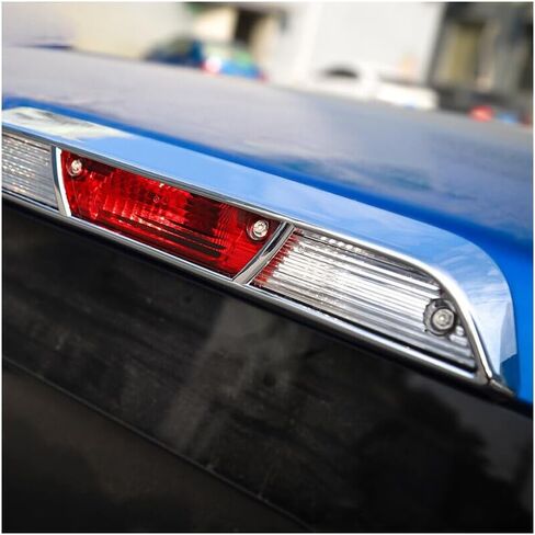 Brake Light Trim Third 3Rd Lamp Cover Overlay Chrome ABS 1pc/Set Rear for Ford for F150 2016-2022 Brushed HUAMAO20190906 in Saudi Arabia