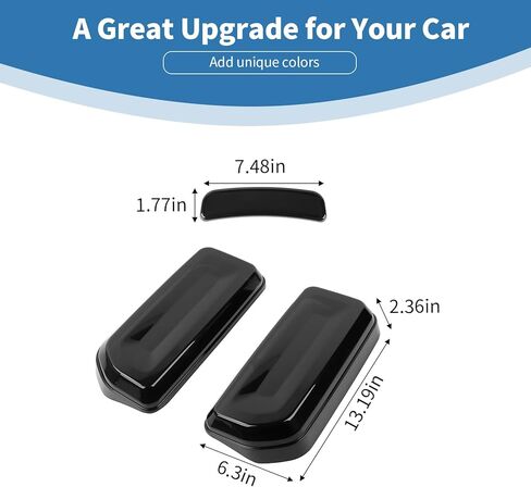 for Bronco Smoked Tail Light Covers & 3rd Brake Light Cover for Bronco 2021+ Smoked Black Exterior Accessories 3pcs(Not fit Base/Big Bend/Raptor/Heritage Edition/Black Diamond) in Saudi Arabia