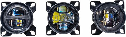 Morimoto Lowbeam LED, Single Sealed3 LED Headlight Housing, Universal 90mm DOT Approved Projector, Ultra Bright Upgrade for Custom Cars, Motorcycles, Motorhomes, Buses (1x LF800) in Saudi Arabia