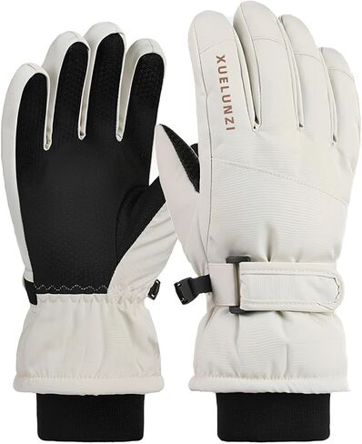 Kids Winter Snow Ski Gloves-Boys Girls Windproof Water-Resistant Anti-Slip Warm Snow Gloves for Cold Weather Outdoor Sports 6-12Y in Saudi Arabia