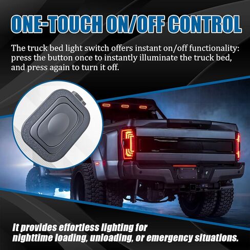 Rear Cargo Bed Light Switch – Plug & Play Truck Bed Lamp Switch – Fits Ford F150/F250/F350 Super Duty (2015-2023) – Replaces FL3Z-9C888-B, SW7733, 926-521 in Saudi Arabia