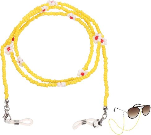 uxcell Flower Eyeglass Chains for Women, Glass Eyeglass Holder Chains Adjustable Sunglasses Lanyards Chain for Glass in Saudi Arabia