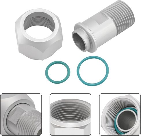 Artudatech A/C Adapter Fitting #12 (3/4) Female to #10 (5/8) Male Drier Accumulator Hose in Saudi Arabia