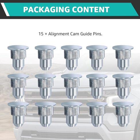 15 Pcs Alignment Cam Guide Pins Camber Pins Compatible with Chevrolet, Cadillac Escalade, GMC, Hummer H2 H3 Camber Alignment Pins in Kuwait