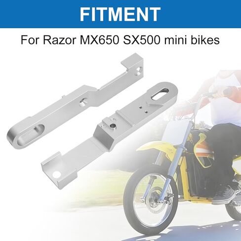 طقم تمديد ذراع التأرجح من AUTOVIC متوافق مع ماكينة الحلاقة MX650 SX500، امتداد محور توسيع 4 بوصة - 5 بوصة، فضي in Kuwait