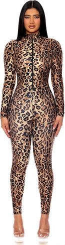 Forplay Women's Leopard Zipfront Catsuit in Saudi Arabia