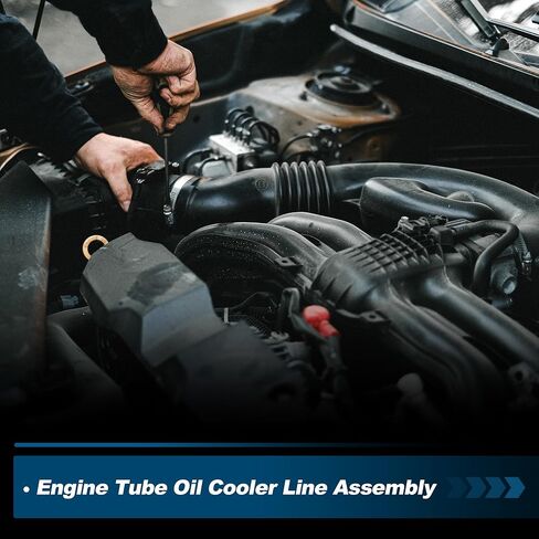 Inlet and Outlet Transmission Oil Cooling Line Assembly for Jeep Wrangler V6 3.8L 2007-2011 Transmission Cooler Line No.55056624AC/55056624AD in Kuwait